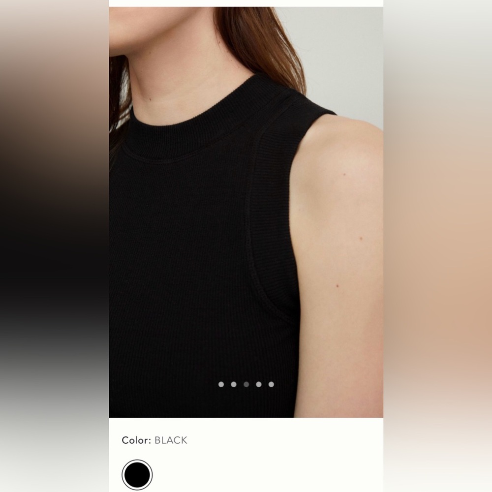 Anthropologie t.la ribbed knit tank top size medium